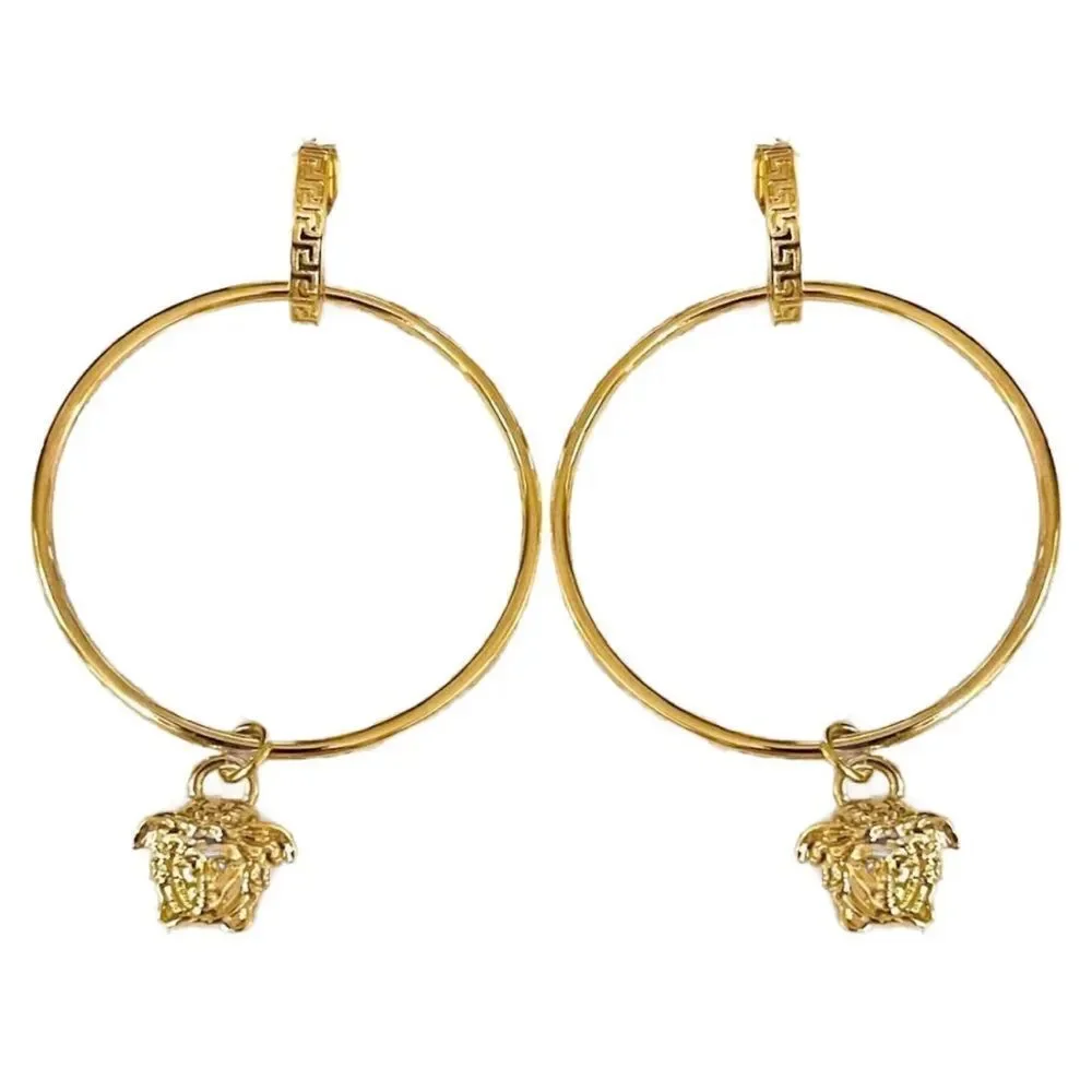 Versace Medusa Hoop Earrings